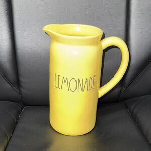 Rae Dunn Artisan Lemonade Pitcher Yellow